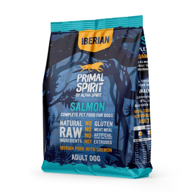 PRIMAL IBERIAN Lasis barība suņiem ar lasi 1kg