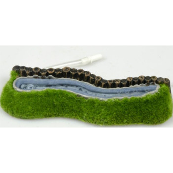 AQUA NOVA gaisa burbuļu josla ar zoli 16x5cm