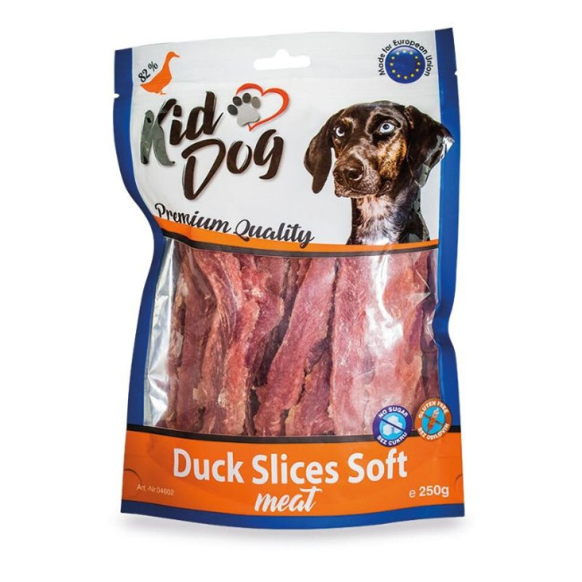 KIDDOG Gaļas mīkstā pīļu fileja 250g (40)