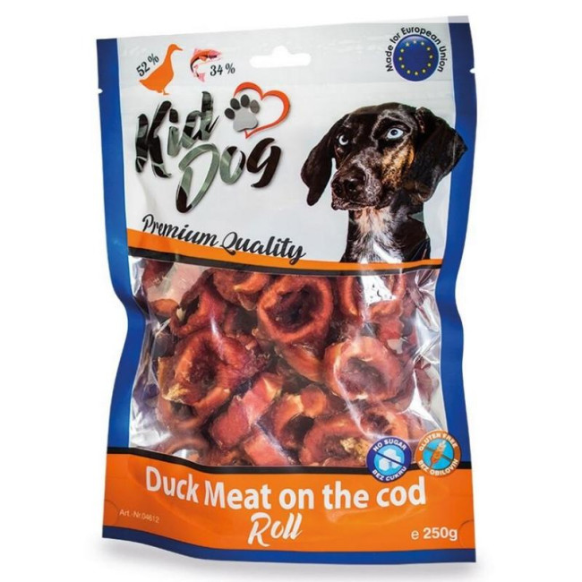 KIDDOG Roll gaļas+mencu uzkodas 250g (40)