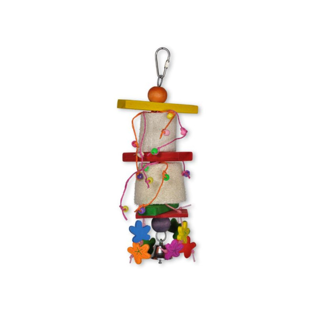 VDG Toy bird multi color žaislas paukščiams 27cm