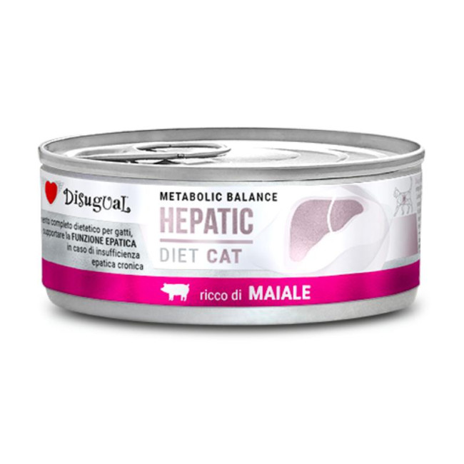 DISUGUAL Hepatic kons. katėms su kiauliena 85g(12)