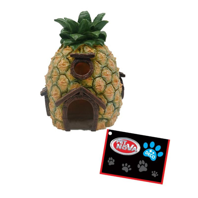 PET NOVA graužikų dekorācija ananass 12x11.5x16cm