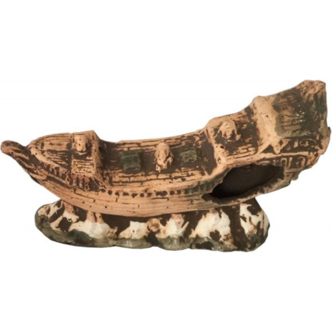 AQUA NOVA akvārija dekorācija kuģis 19x11x6cm