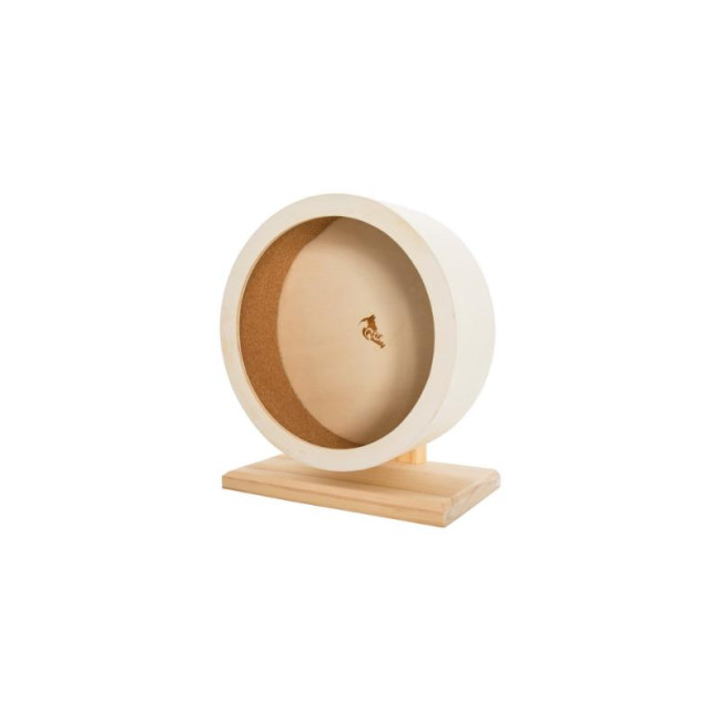 PETBUDDY Wooden medinis ratas graužikams 21cm