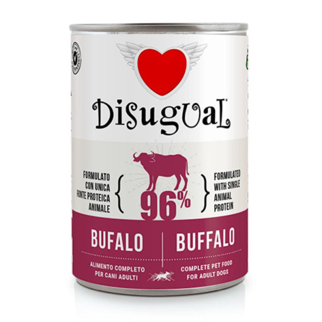 DISUGUAL MonoProtein konservai šunims su buivolu 400g