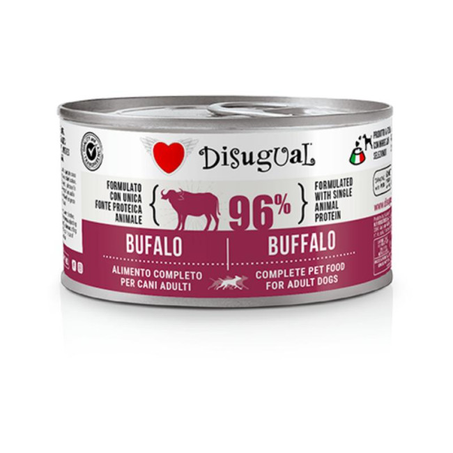 DISUGUAL MonoProtein konservai šunims su buivolu 150g