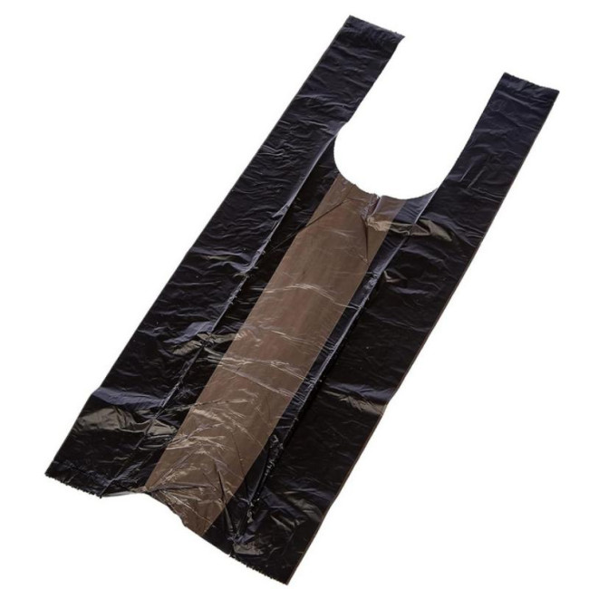 CROCI Bags juodi maišeliai su rankenomis 3x20vnt.