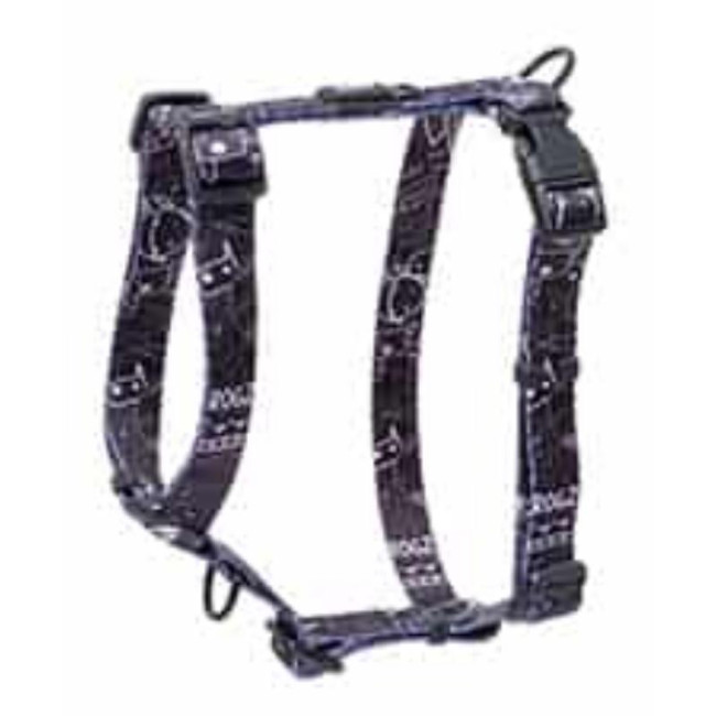 ROGZ Fusion Classic melnas siksnas 32-52cm M