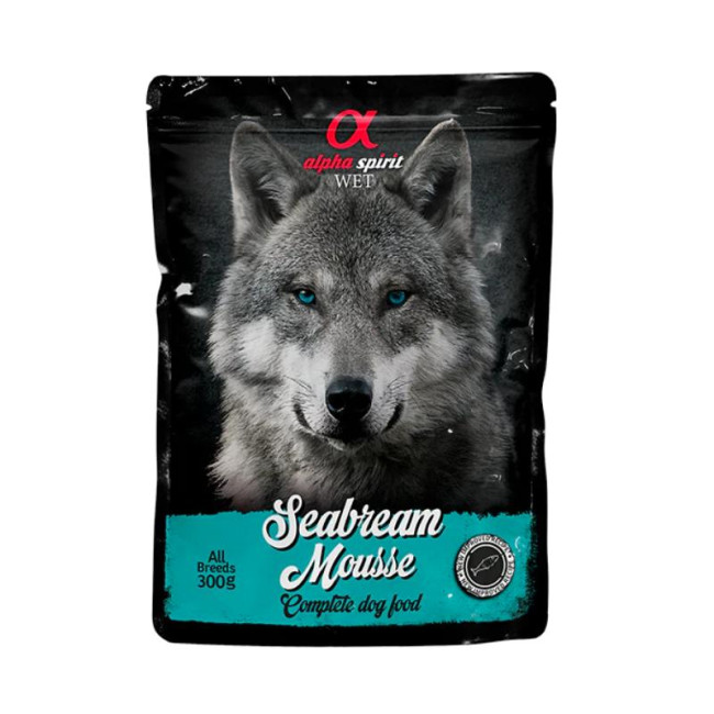 ALPHA SPIRIT WET putėsiai šunims su dorada 300g