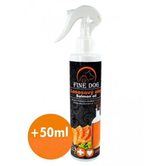 FINE DOG lasīšu eļļa ar izsmidzinātāju 200ml+50ml