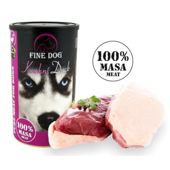 FINE DOG 100% konservas šunims su antiena 1200g (8)