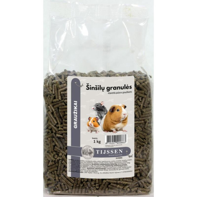 TIJSSEN šinšilu barība granuliņās 1kg (5)