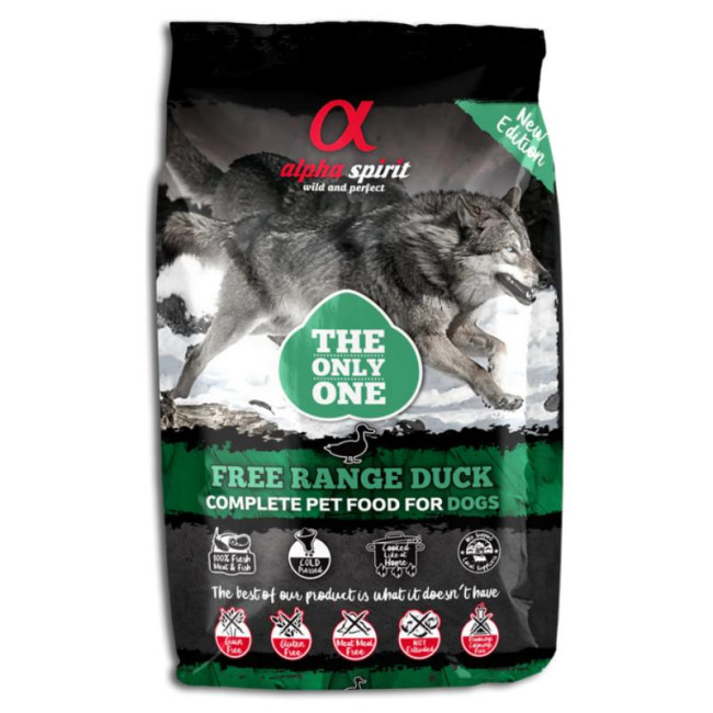 ALPHA SPIRIT DUCK barība suņiem ar pīli 3kg