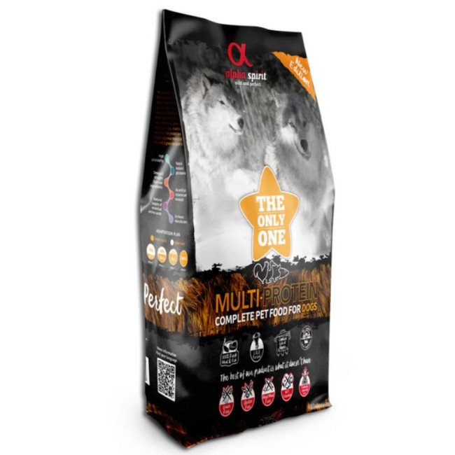 ALPHA SPIRIT MULTIPROTEIN mitrā multi barība suņiem 12kg