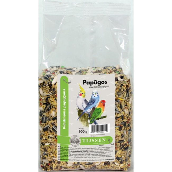 TIJSSEN lesalas vidējām papagailēm 900g (5)