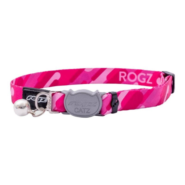 ROGZ FusionCat rožinis antkaklis 11mm 20-31cm