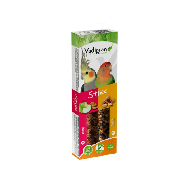VADIGRAN Stixx FN paukščiams 2 skoniai 120g 2vnt (10)