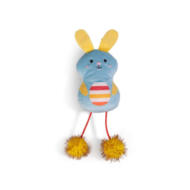 VADIGRAN Kaķu rotaļlieta kaķēniem zaķis ar kaķēnu 15cm 2pak