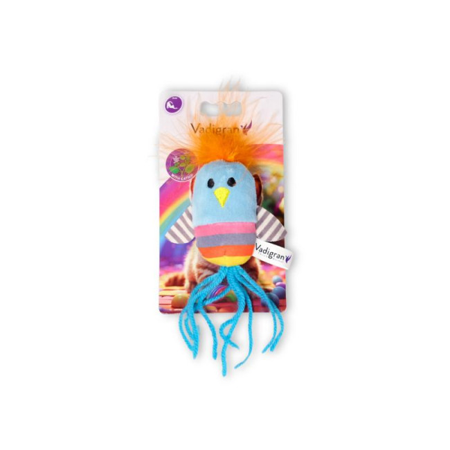 VADIGRAN Kaķu rotaļlieta kaķu putniņš ar kaķi 15cm 2pak