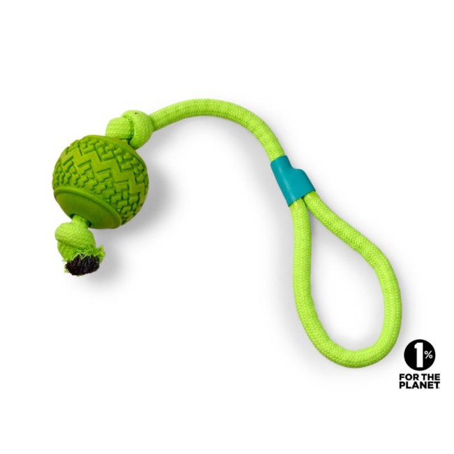 VADIGRAN  TPR Ball+Cord kamuolys su virve 45cm (plūduriuoja)