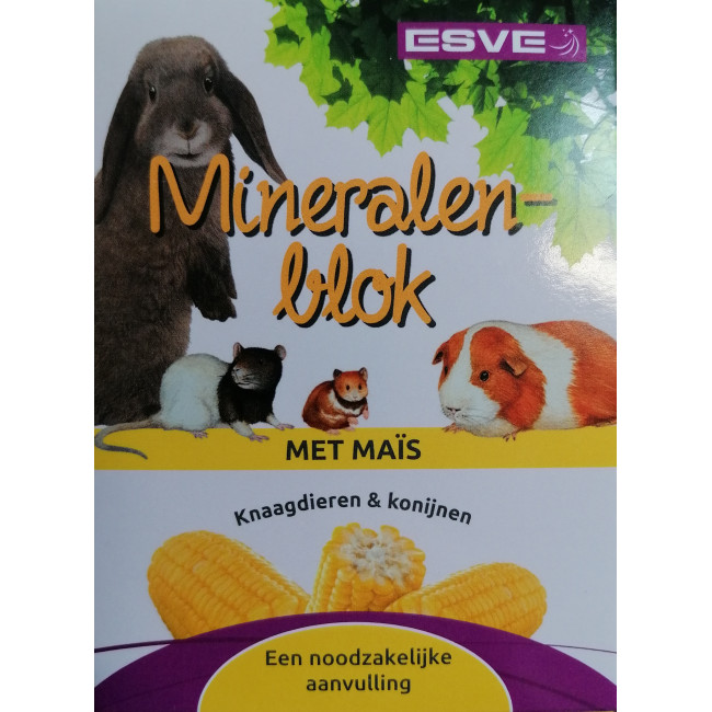 ESVE mineralas su kukurūzais graužikams 170g